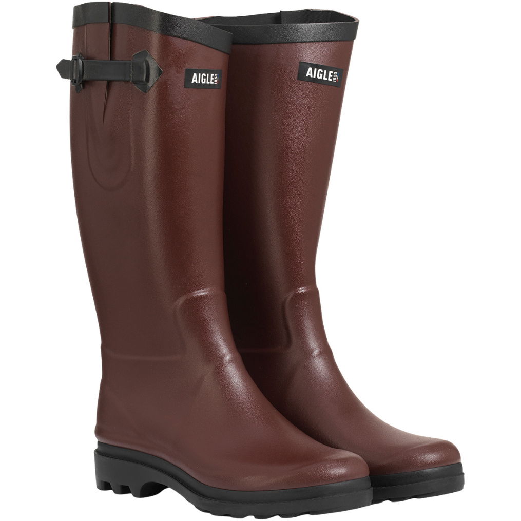 2026 Aigle Womens Aiglentine 2 Nl Wellington Boots NC2554 - Elderberry